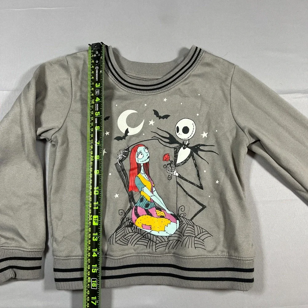 Disney Nightmare Before Christmas Outfit Set Kids S Gray Fleece Lined Straight